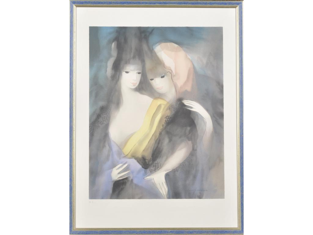 Marie LAURENCIN (1883-1956), d'après : Les deux espagnoles. Estampe éditée par 