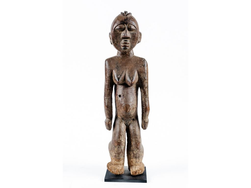 Statuette africaine. Afrique de louest Côte dIvoire. Hauteur : 52 cm