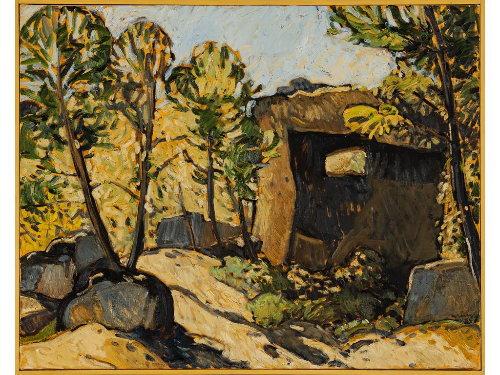 Jean ARENE (1929-2020) : En Provence. Huile sur toile signée en bas à droite et datée (19)95. Dim : 72 x 92 cm.