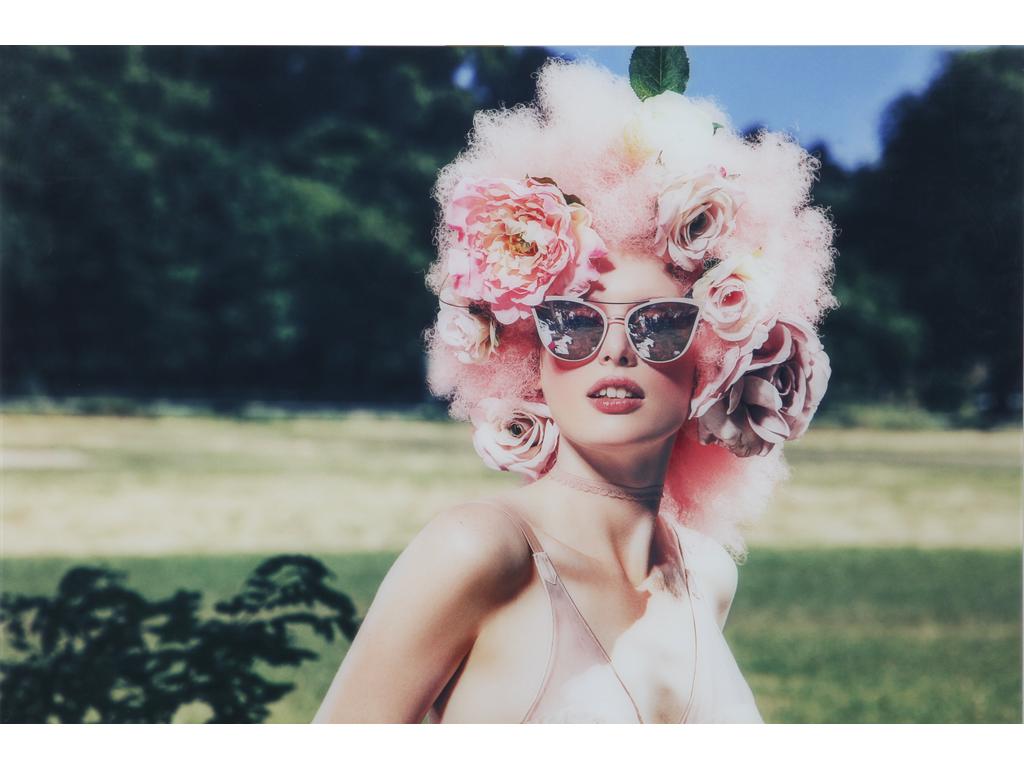 Nicolas BETS : La panthère rose. Photographie sur aluminium Dibond, avec au dos un certificat d'authenticité et un justificatif de tirage n° 34/500 exemplaires. Dim : 60 x 90 cm.