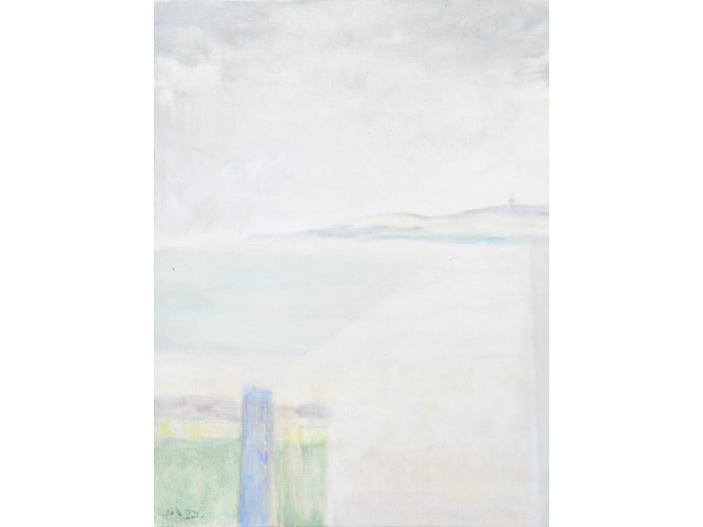 Robert DROULERS (1920-1994) : Paysage. Huile sur toile, monogrammée bas gauche. Contresignée au dos. Dim. : 35x27cm.