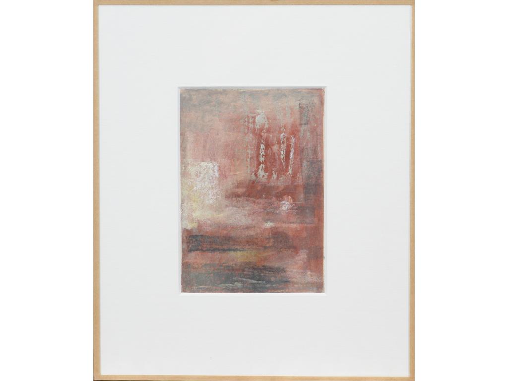Robert DROULERS (1920-1994) : Composition. Pastel. Dim, : 15x10cm.