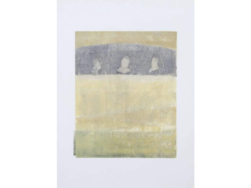 Robert DROULERS (1920-1994) : Trinité. Lithographie en couleur. Dim. : 50x40cm.