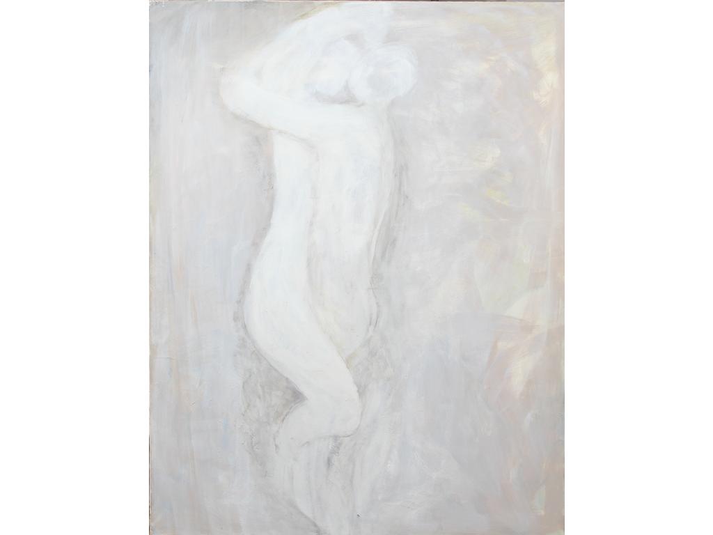 Robert DROULERS (1920-1994) : Le Couple. Huile sur toile, signée et située Murs au dos. Dim. : 146x114cm.