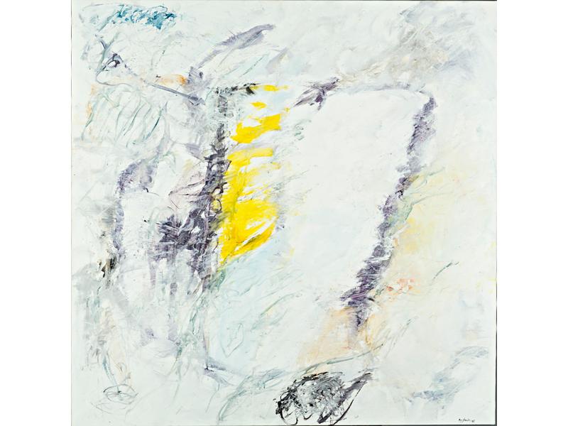 Jean-Jacques ROSSBACH (1949) : Abstraction.  Technique mixte sur