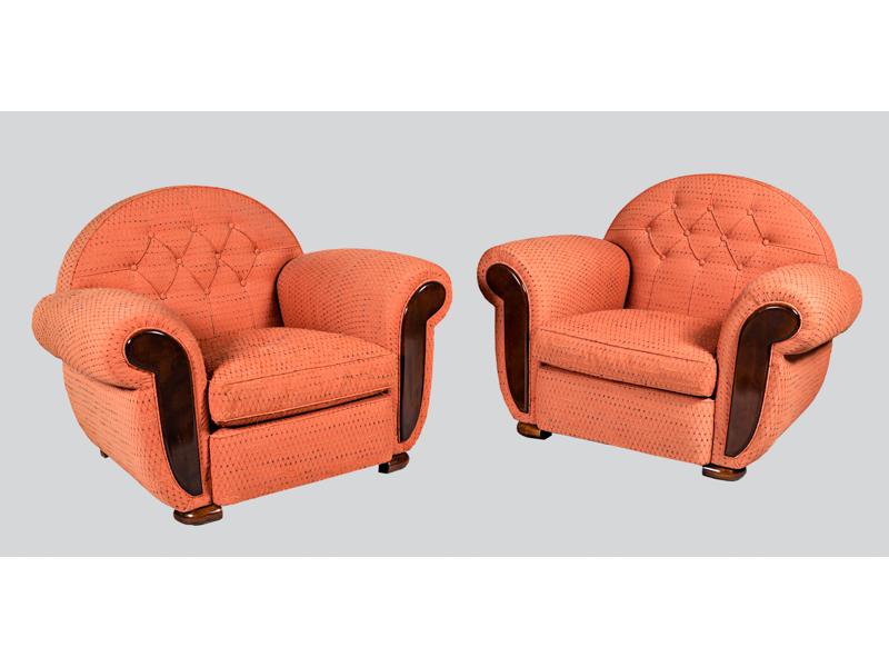 Paire de fauteuils 