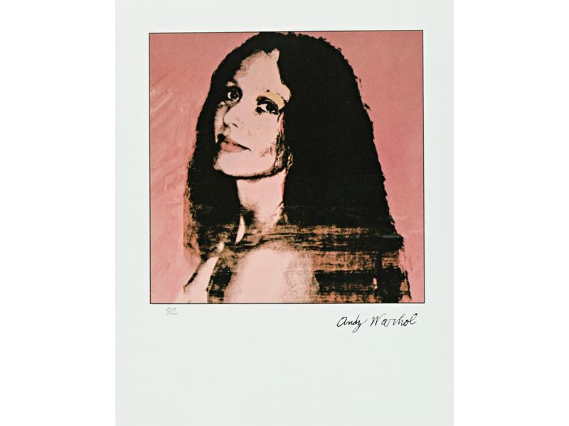 Andy WARHOL (d'après) : Portrait de Brooke Hayward.  Estampe num