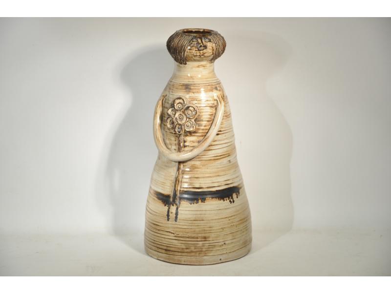 Jacques POUCHAIN (1925) - DIELEFIT L'atelier : Grande bouteille