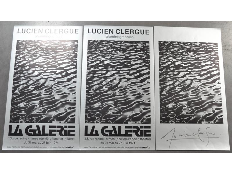 Lucien CLERGUE (1934-2014) : Deux affiches en offset. 