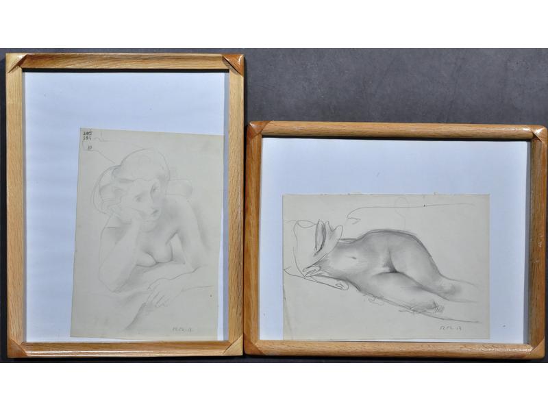 Rodolphe Théophile BOSSHARD (1889-1960) : Nus de femme.  Deux de