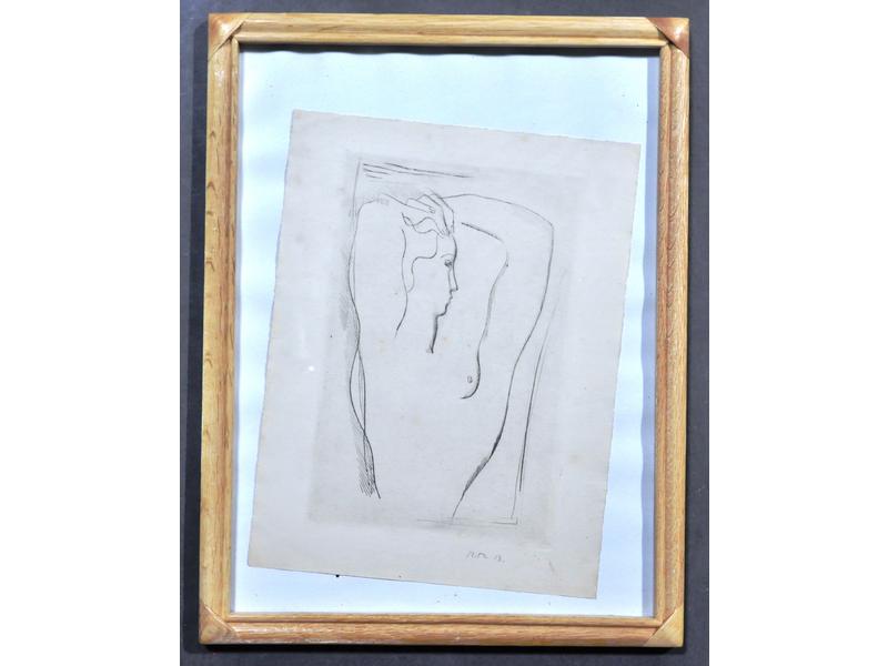 Rodolphe Théophile BOSSHARD (1889-1960) : Nu de femme, les bras
