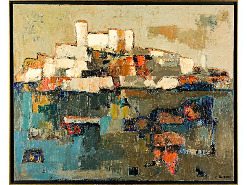 Raymond GUERRIER (1920-2002): Le Château d'If. Huile sur toile s
