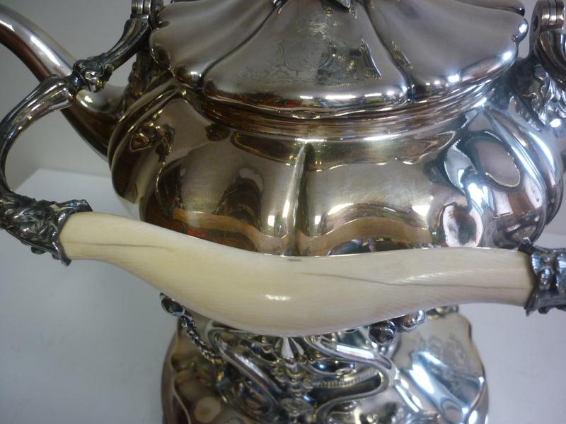 Maison Christofle, époque Fin XIXe, Très Beau Samovar Hauteur 36 Cm