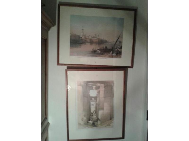 Deux gravures anglaises en couleur 
