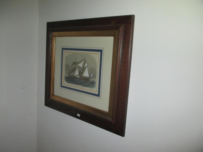 Lithographie - The Twin-Screw Steamer John Penn - Gravure en couleur. Dim. 18.5x25 cm.