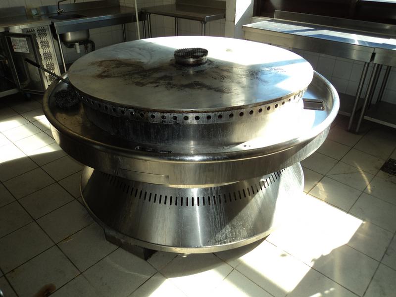 Plancha circulaire inox à gaz TYB