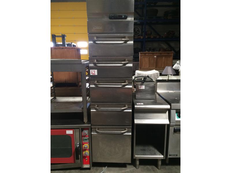 Armoire réfrigérée inox LINEA 4 à 5 tiroirs