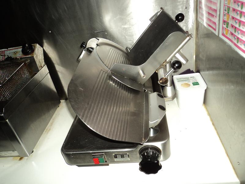 Trancheuse à jambon en inox LAPORTE