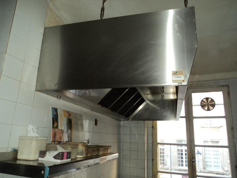 Hotte en inox AIR CUISINE à quatre grilles