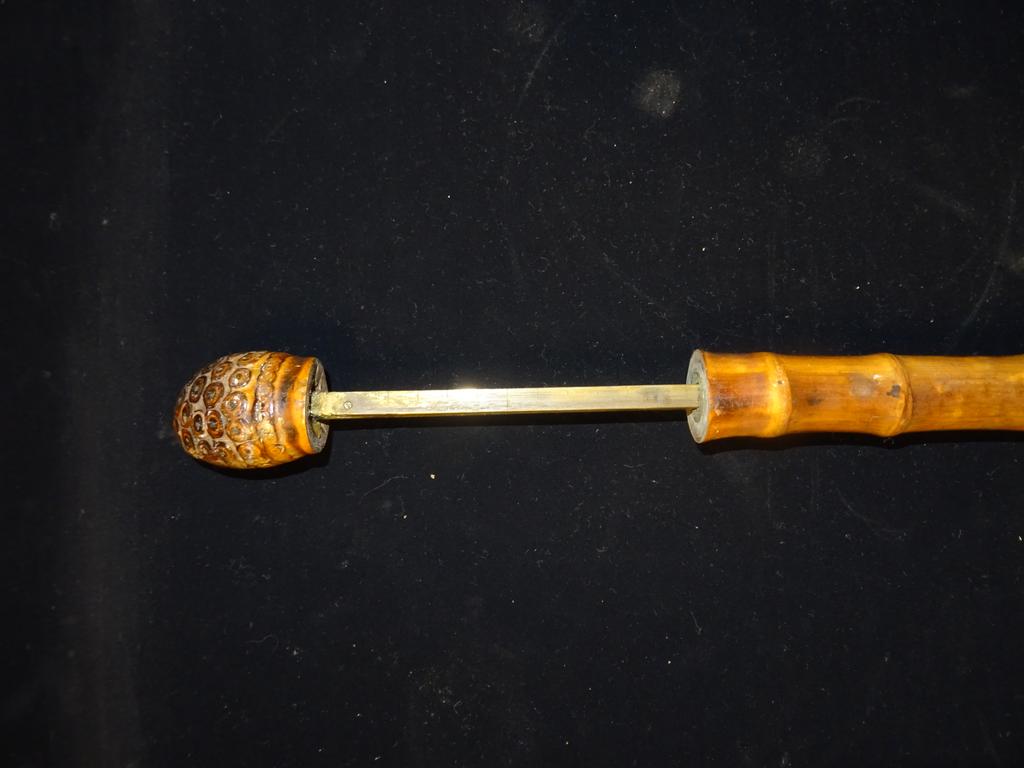 Canne ancienne bois sculpté Art Populaire antqiue french cane XIXème siècle