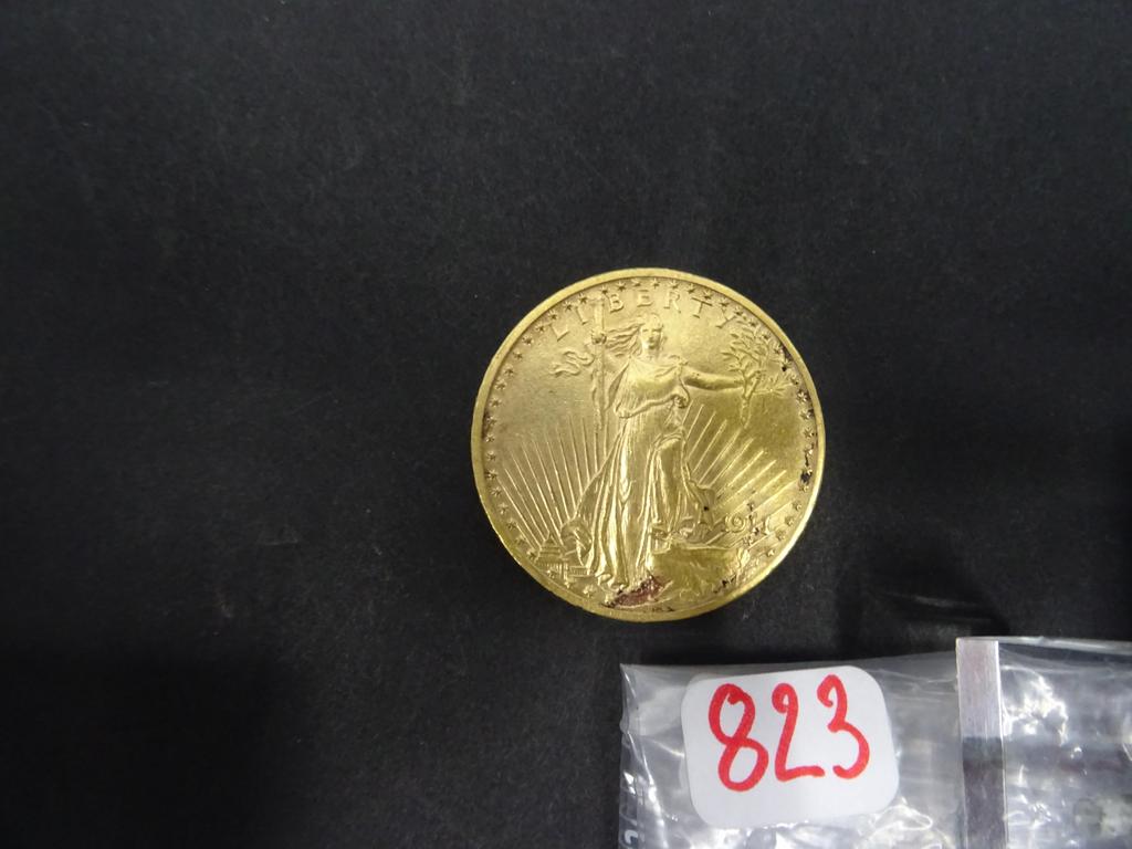 Pièce en or de 20 dollars