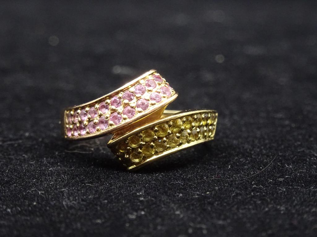 Bague Nuance avec Pierres en Plaqué Or - Jewelry Splash