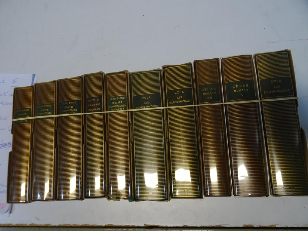 LA PLEIADE : 10 volumes sur la littérature dont : ZOLA, GIONO et CELINE