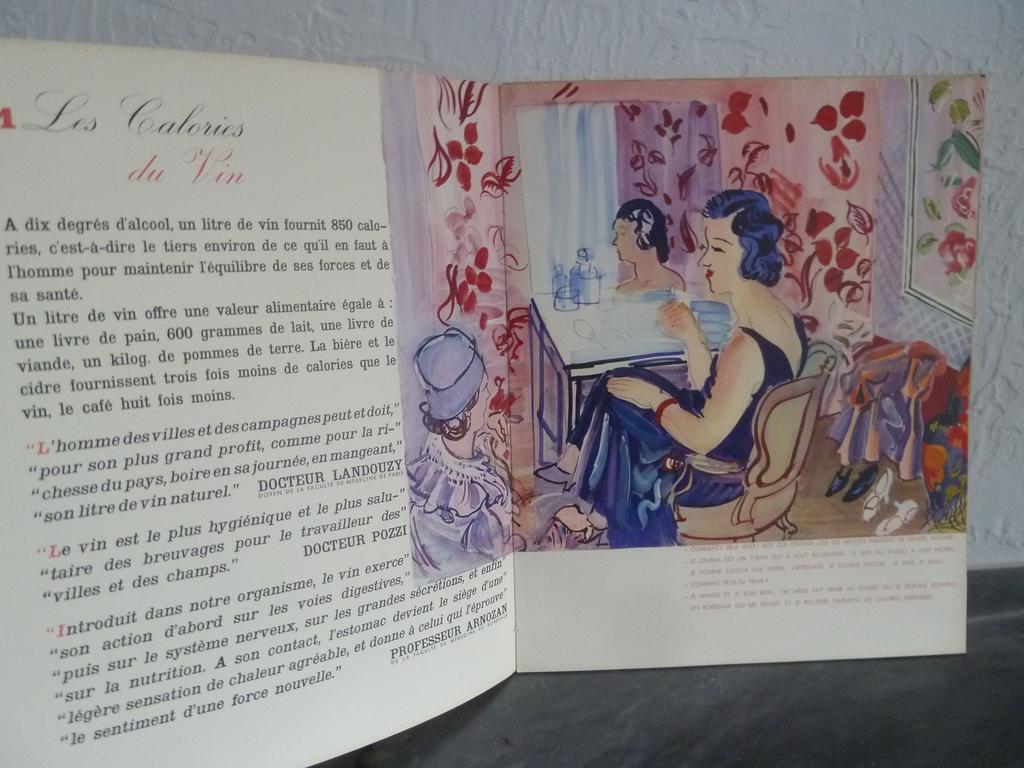 DERYS, Gaston. (DUFY, Raoul) : Mon docteur le vin. Paris : Draeger, 1936. Un volume broché in-4° sous couverture illustrée dun seul tenant et rempliée. EDITION ORIGINALE et premier tirage des 19 aquarelles originales à double page de Raoul DUFY. (Oberlé : Les fastes  1006). TRES BON EXEMPLAIRE.