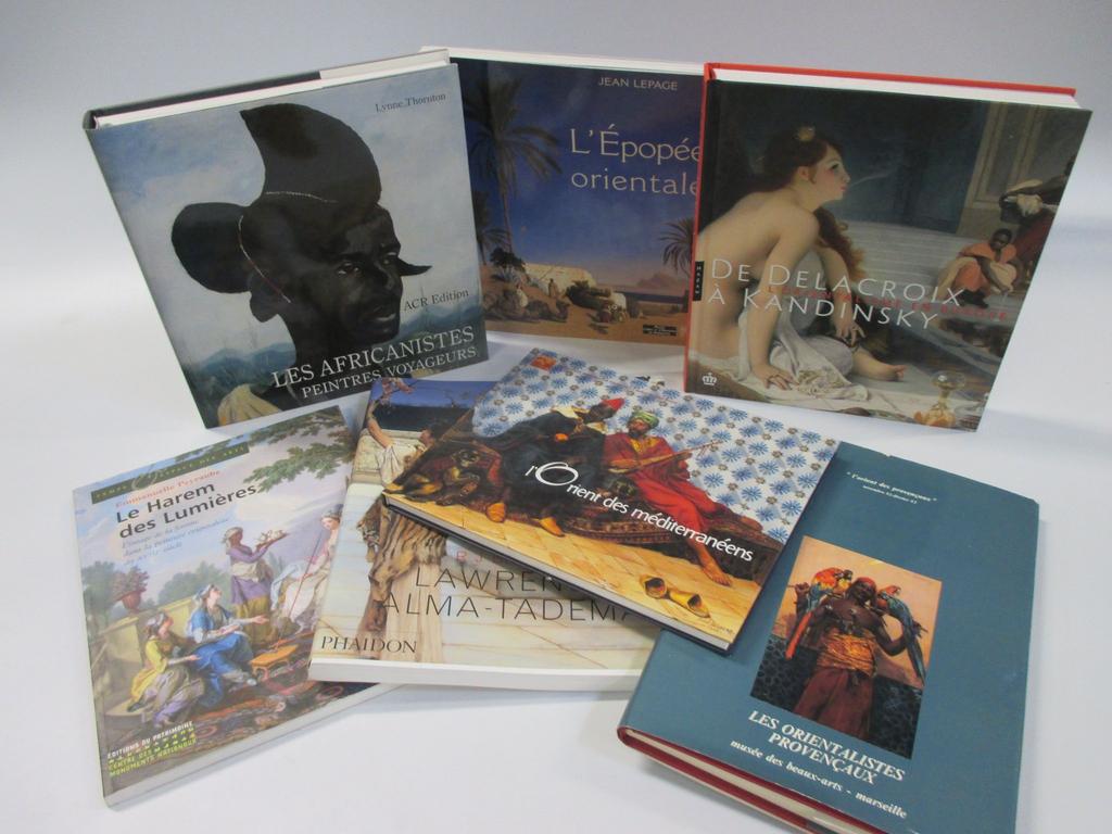 Ensemble de 7 volumes modernes : Orientalisme et Africanisme