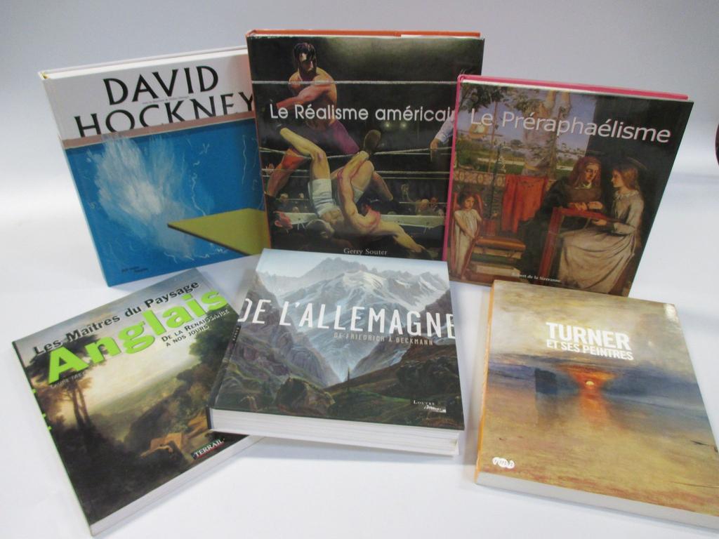 Ensemble de 6 volumes modernes Art Varia dont : Préraphaélisme, FRIEDRICH, HOCKNEY et le Réalisme Américain