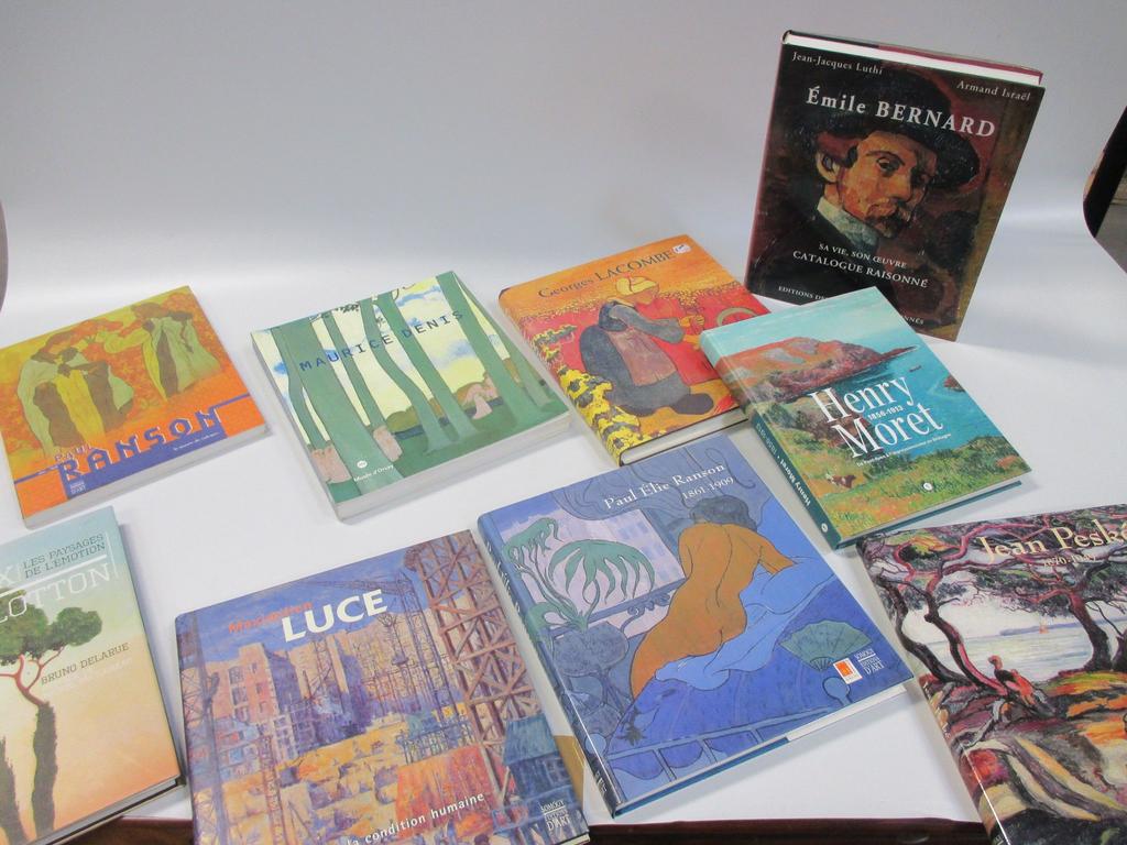 Ensemble de 9 volumes modernes : la peinture Moderne dont : Paul Elie RANSON, Maximilien LUCE, Félix VALLOTON, Maurice DENIS, Emile BERNARD etc...