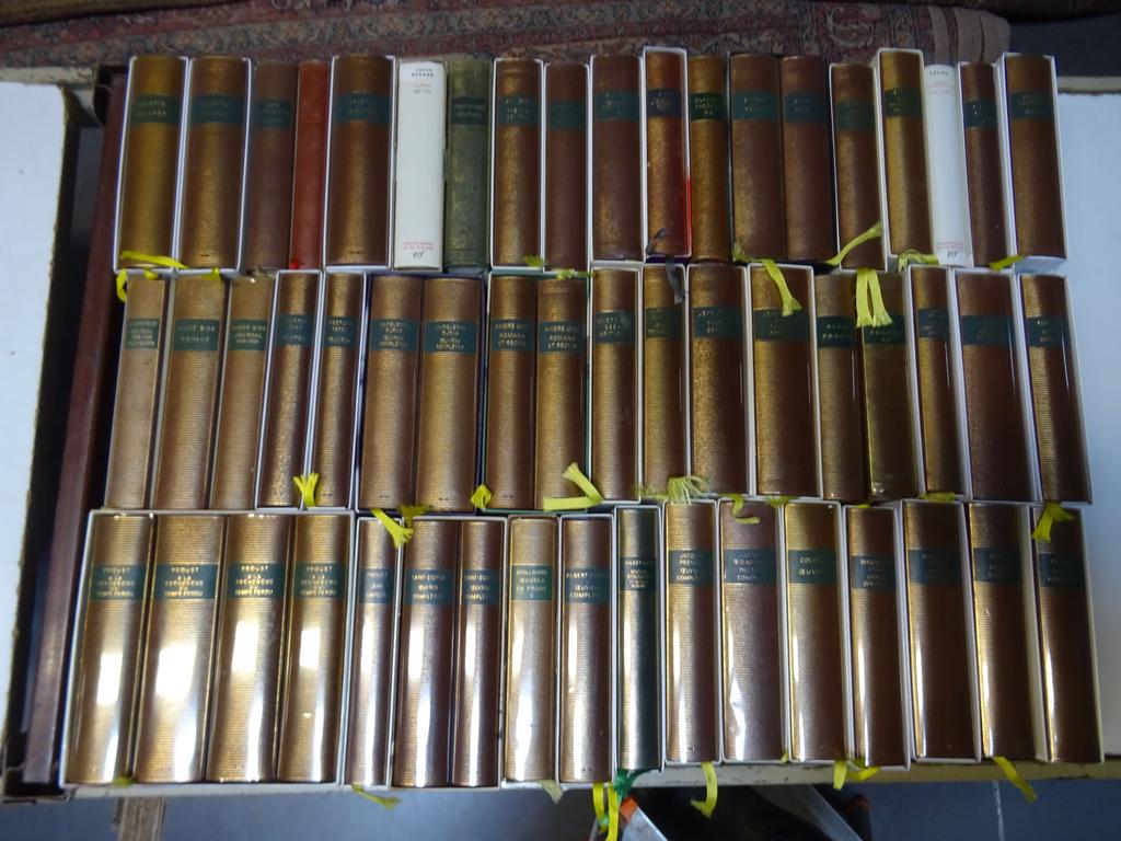 LA PLEIADE : 54 volumes la littérature Française du XXème siècle.